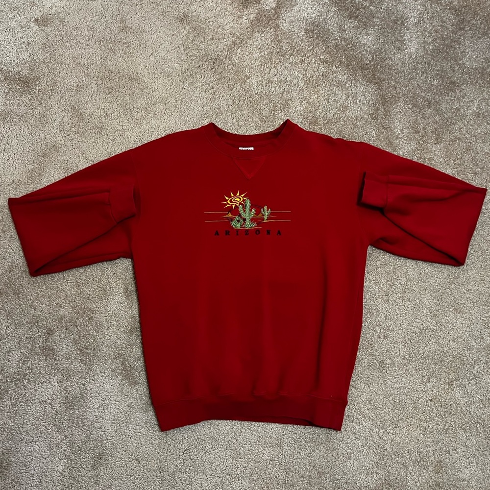 Red Arizona Crewneck